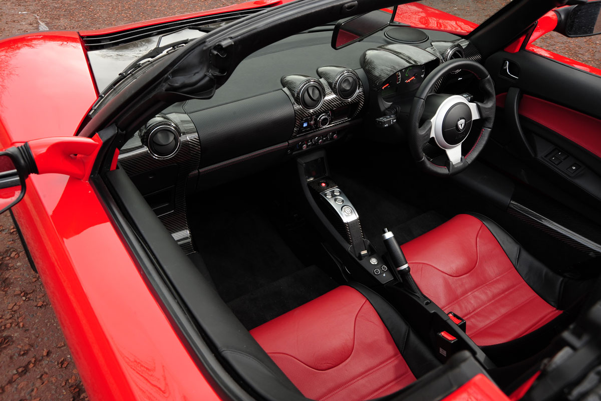 Tesla Roadster interior