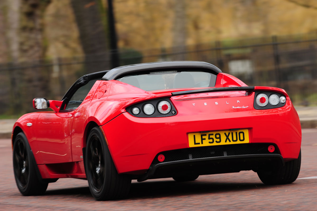 Tesla Roadster rear cornering