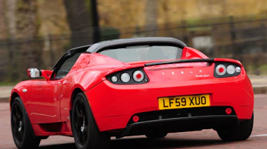 Tesla Roadster rear cornering