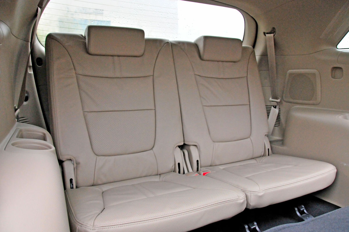 Kia Sorento rear seats