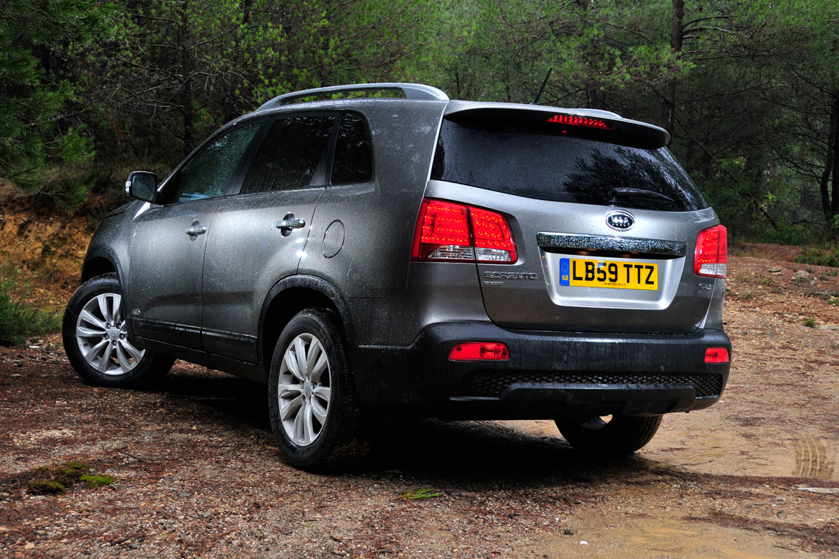 Kia Sorento rear three-quarters