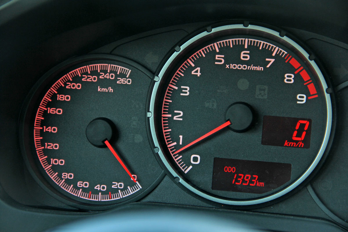 Subaru BRZ dials