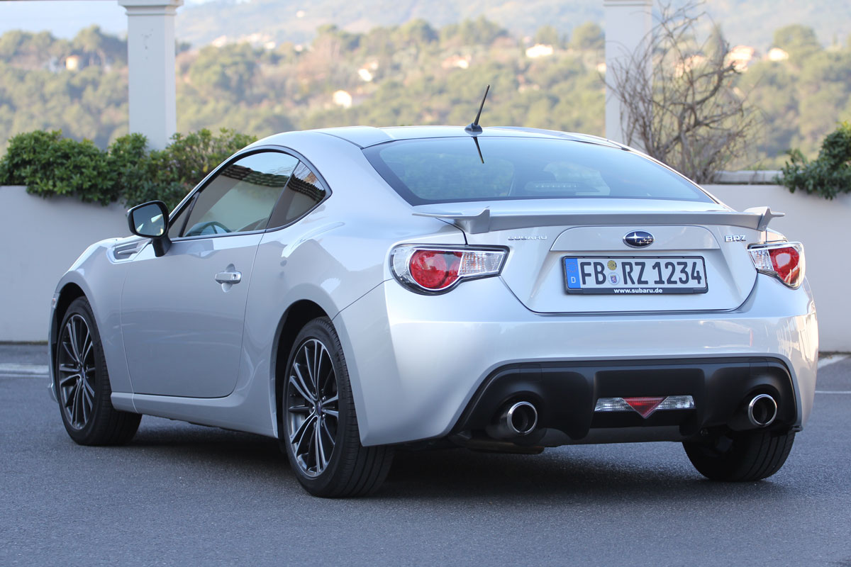 Subaru BRZ rear three-quarters
