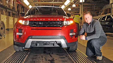 Range Rover Evoque at the factory