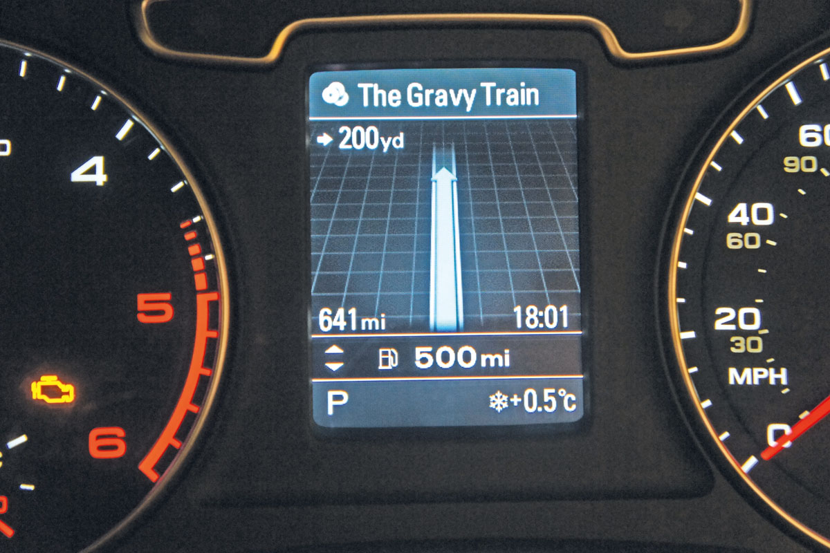 Audi Q3 dials