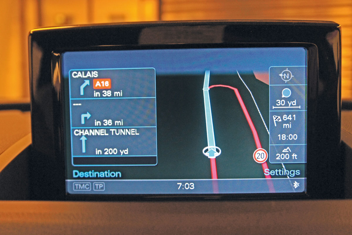 Audi Q3 sat-nav