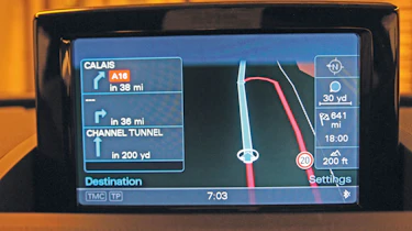 Audi Q3 sat-nav