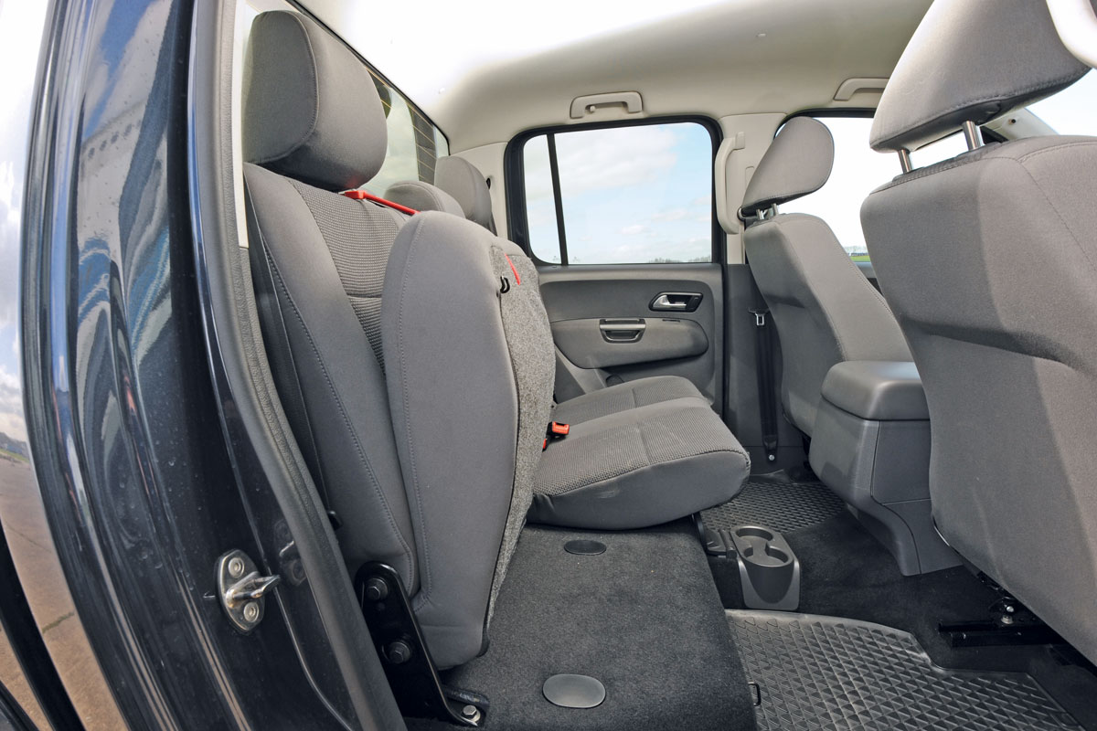 VW Amarok rear seats