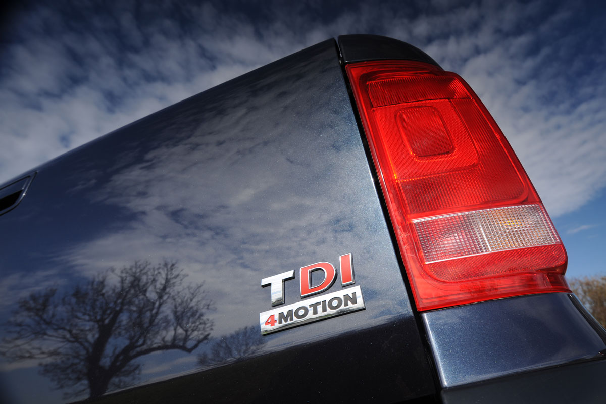 VW Amarok badge