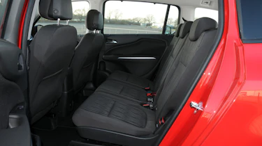 Vauxhall Zafira Tourer rear seats