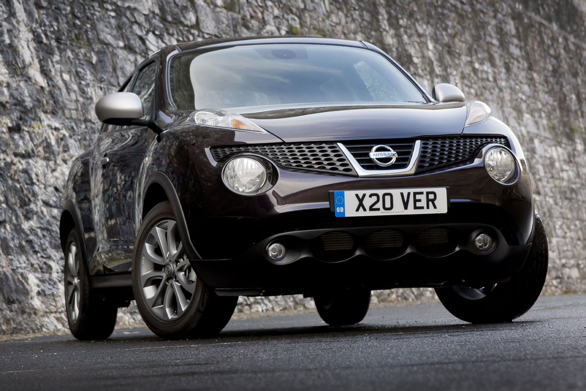 Nissan Juke Shiro front three-quarters