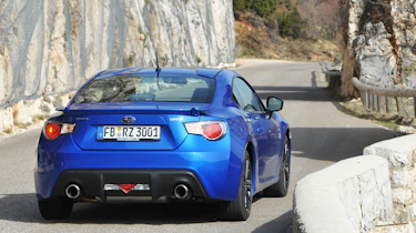 Subaru BRZ rear cornering