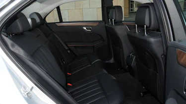Mercedes E300 BlueTEC Hybrid rear seats