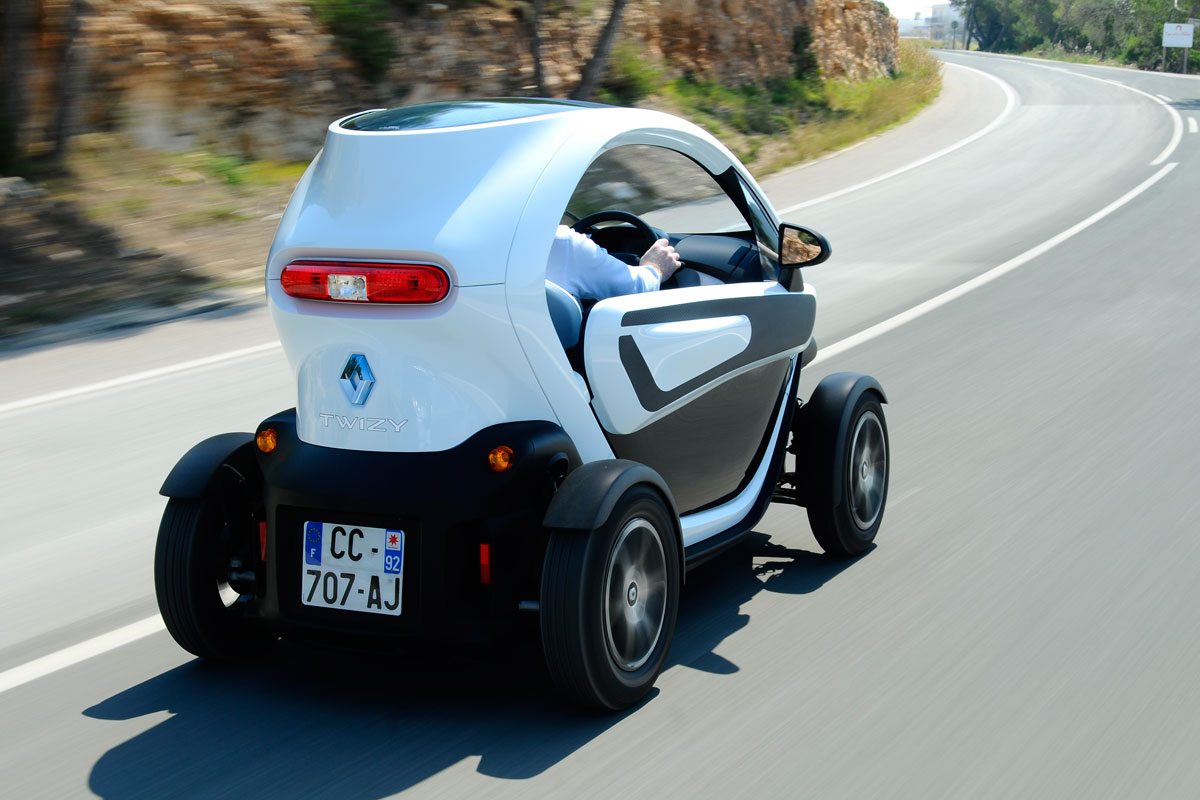Renault Twizy rear tracking