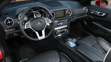 Mercedes SL interior