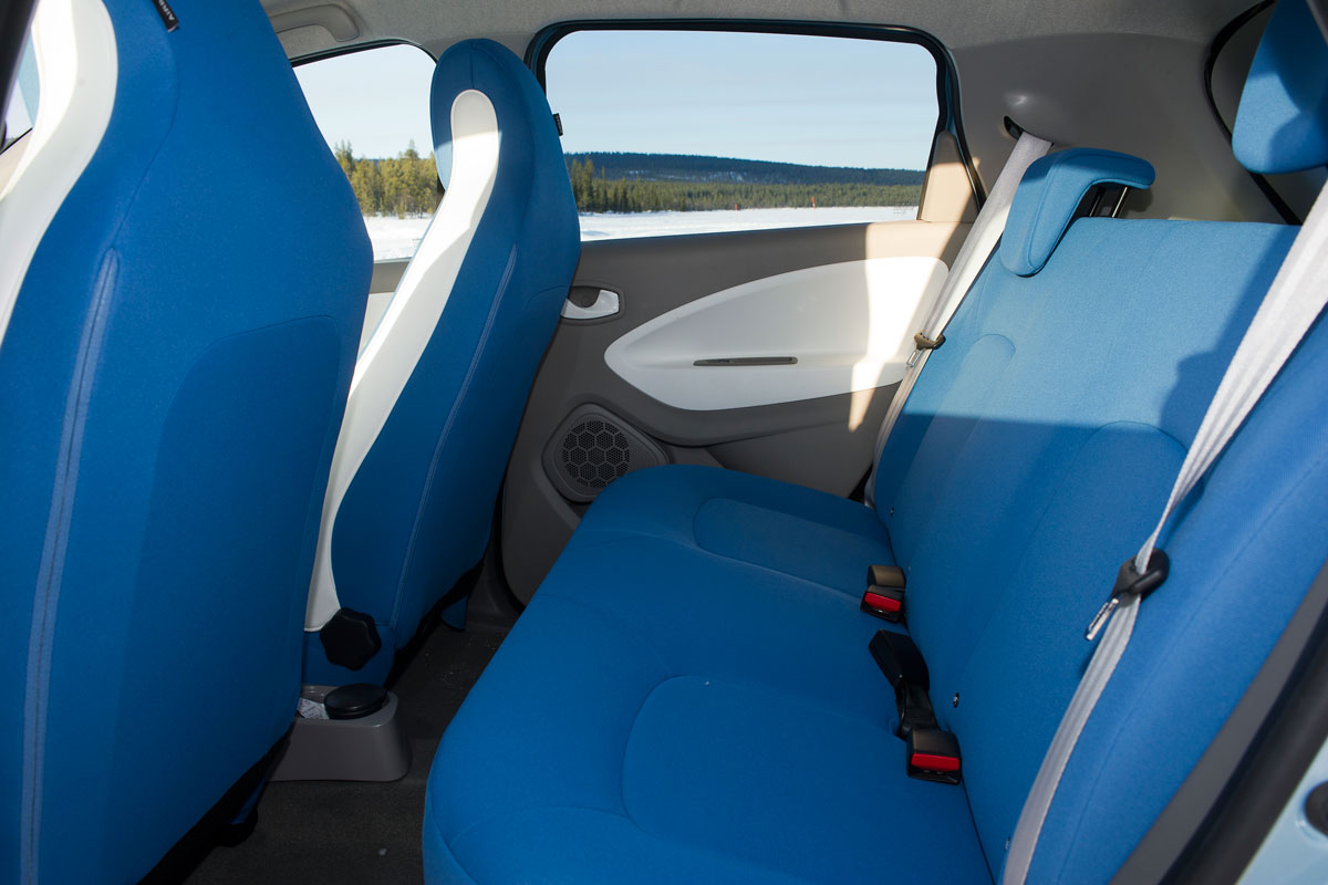 Renault Zoe rear seats