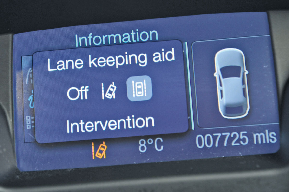 Ford Focus EcoBoost display