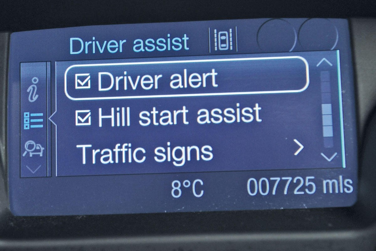 Ford Focus EcoBoost display