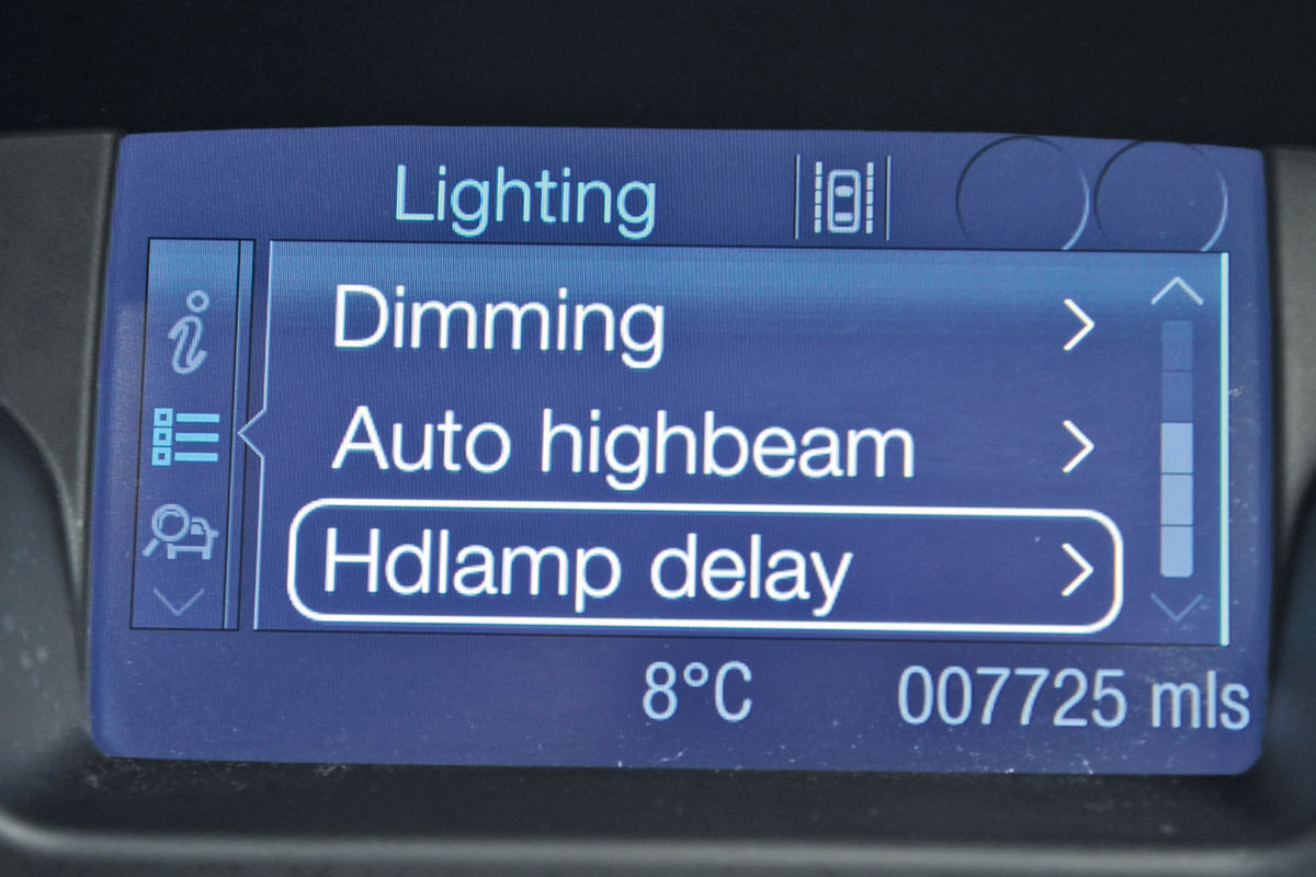 Ford Focus EcoBoost display