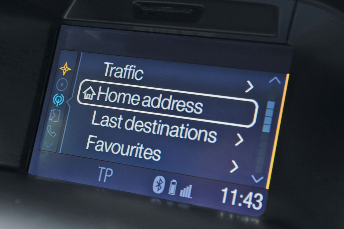 Ford Focus EcoBoost display