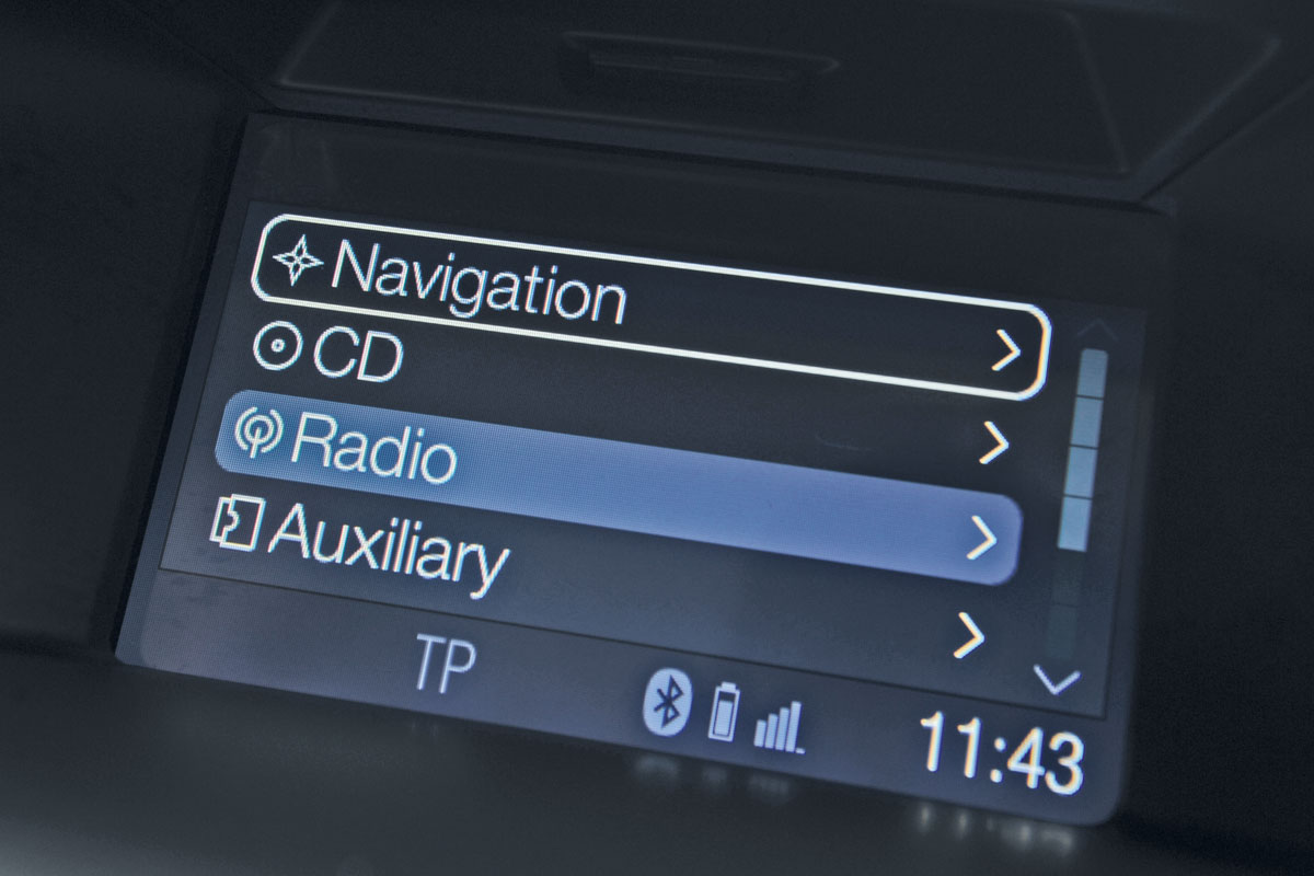 Ford Focus EcoBoost display