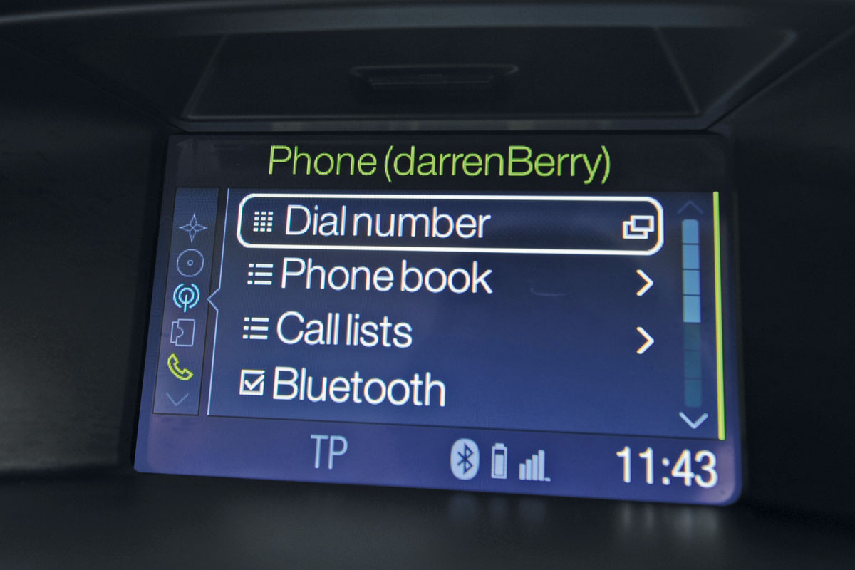 Ford Focus EcoBoost display