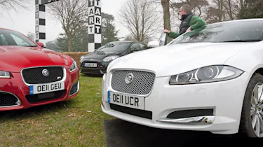 Jaguar XF at Goodwood