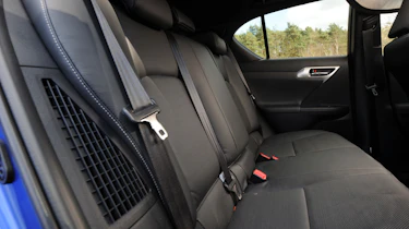 Lexus CT 200h rear seats