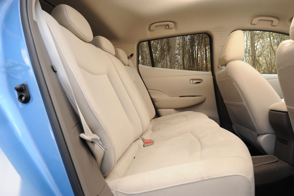 Nissan Leaf rear seats