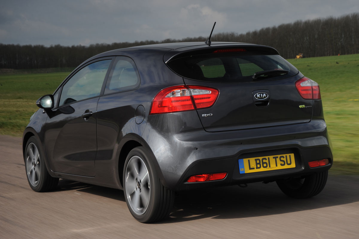 Kia Rio rear tracking