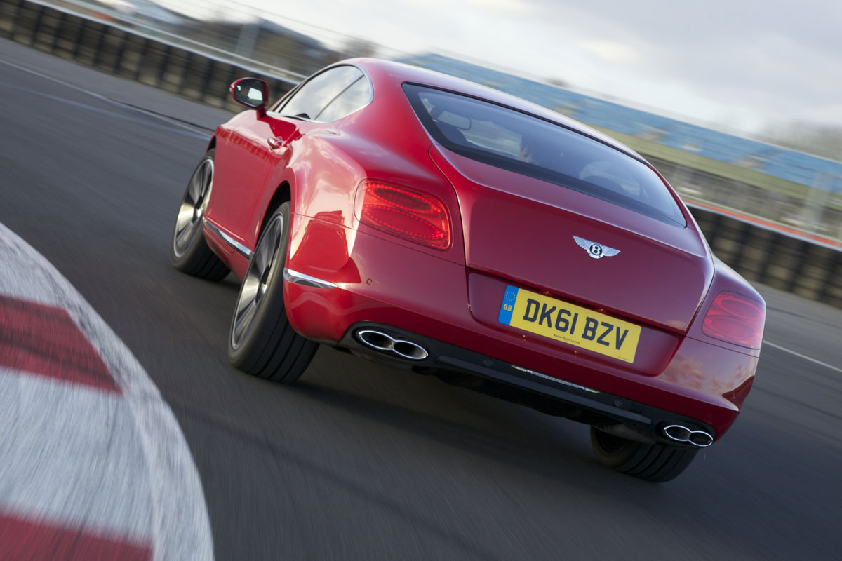 Bentley Continental GT V8 rear cornering