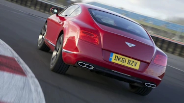 Bentley Continental GT V8 rear cornering