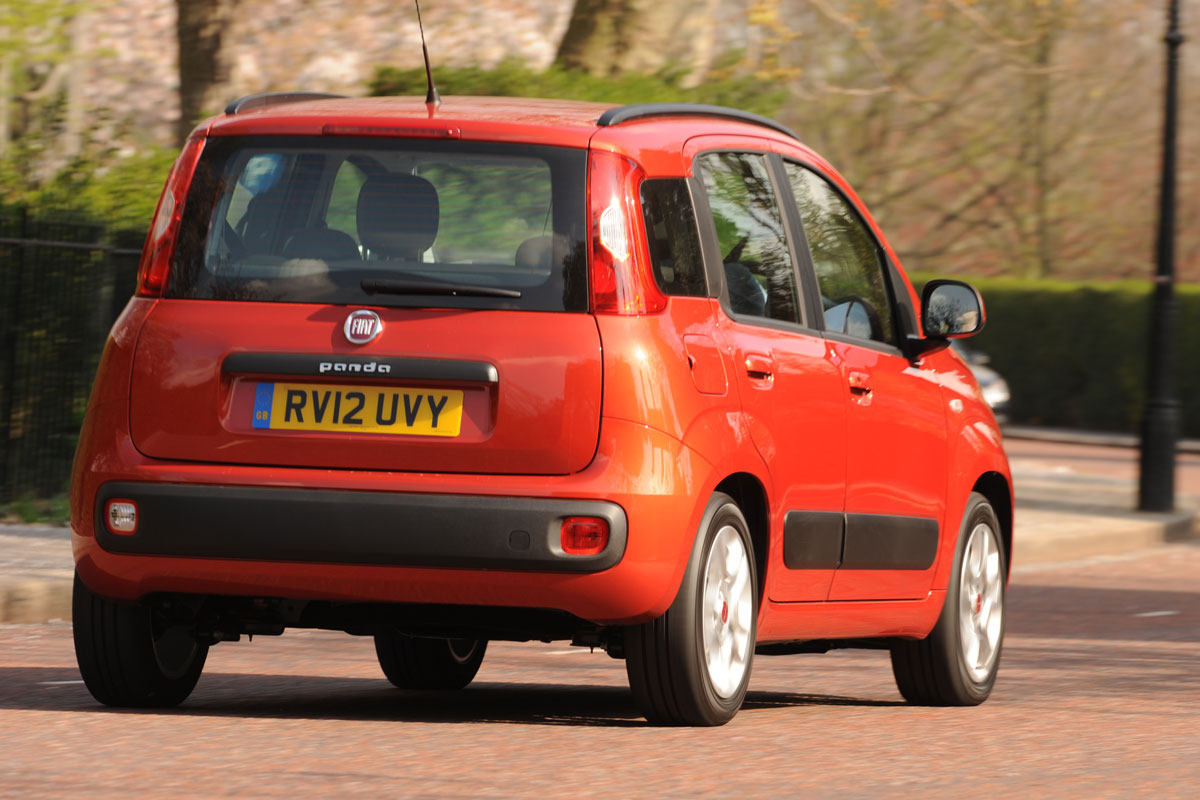 Fiat Panda TwinAir rear cornering