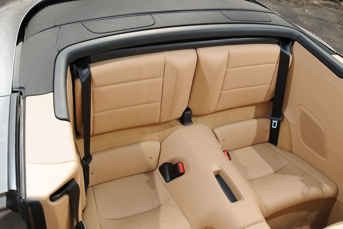 Porsche 911 Cabriolet rear seats