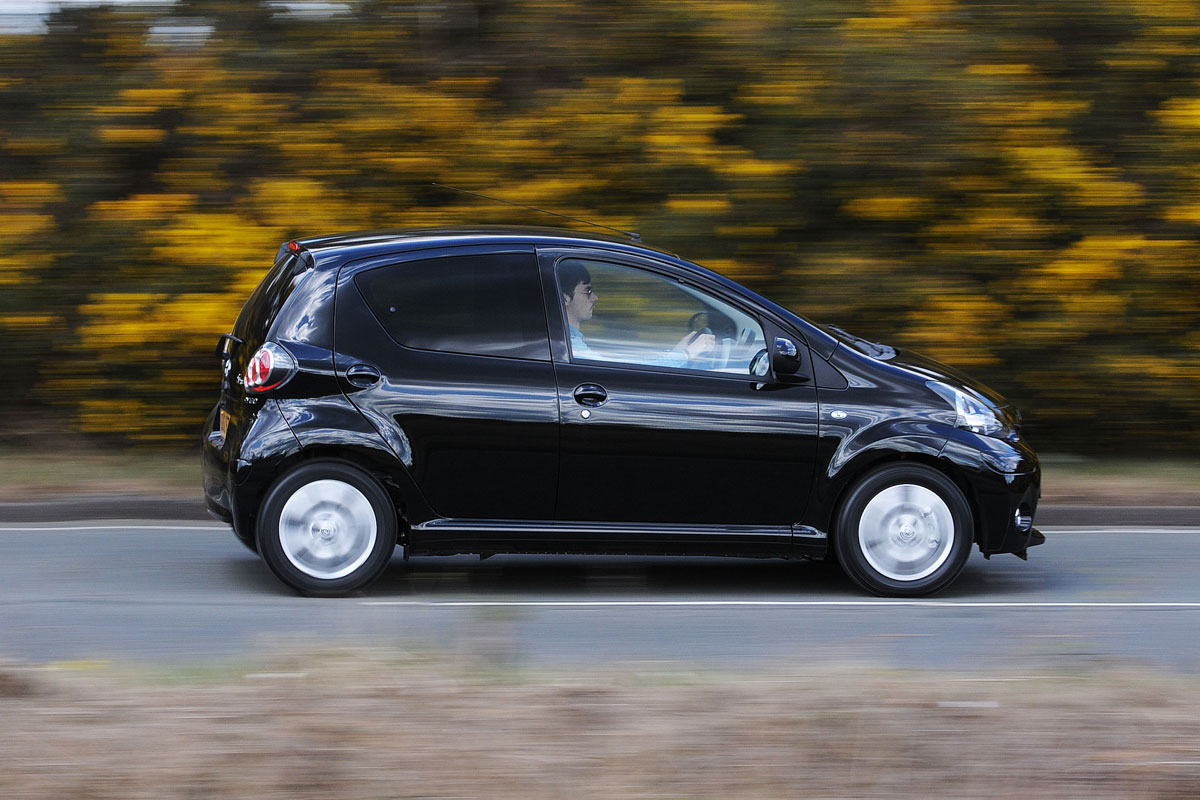 Toyota Aygo panning