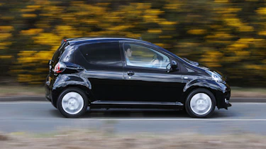 Toyota Aygo panning