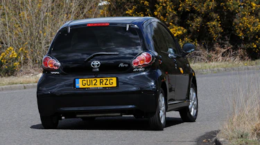 Toyota Aygo rear cornering
