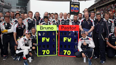 Williams celebrate Frank Williams' 70th birthday