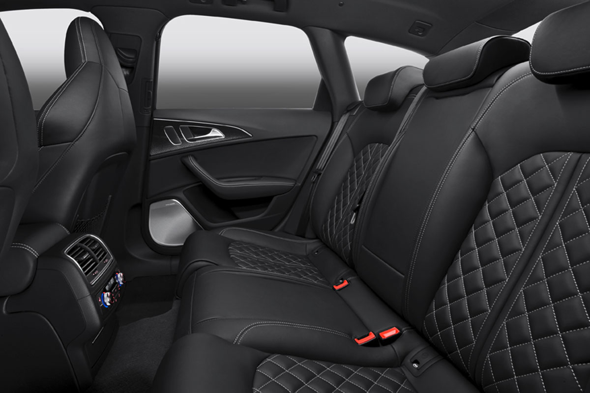 Audi S6 rear seats