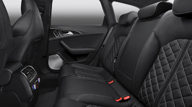 Audi S6 rear seats