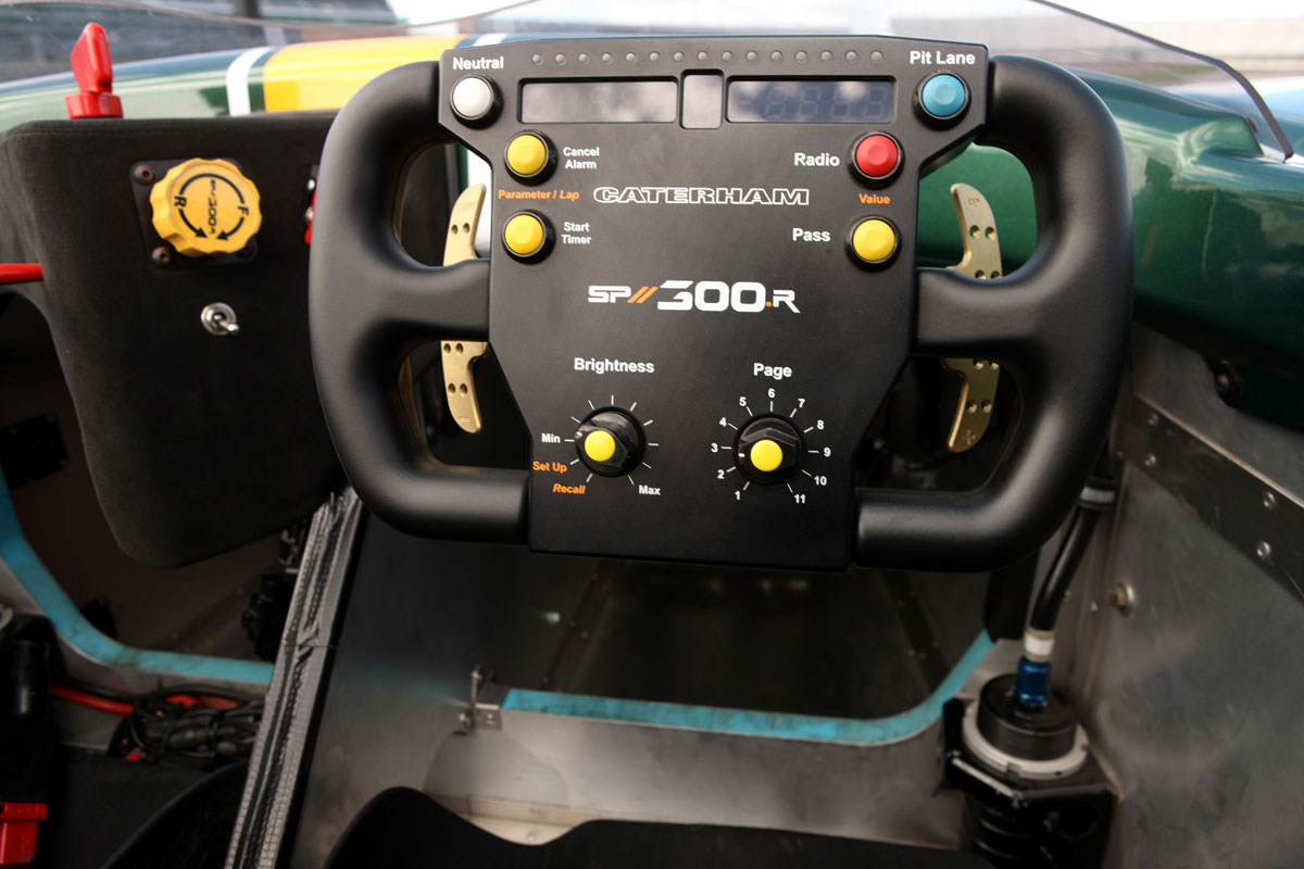 Caterham SP/300R steering wheel