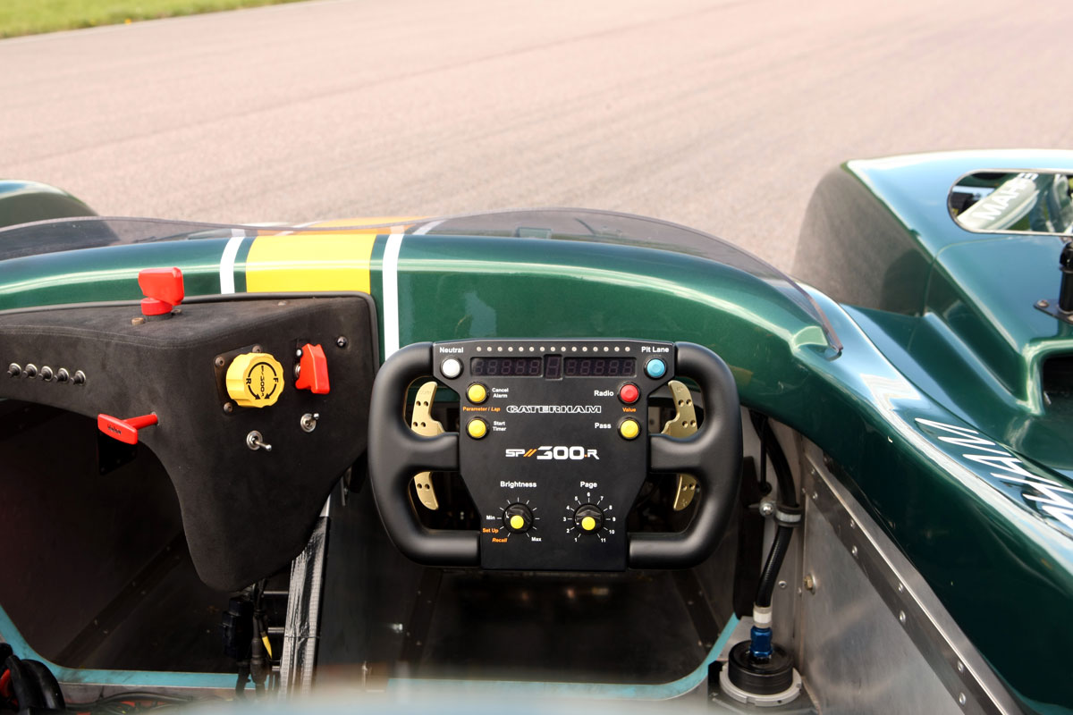 Caterham SP/300R dash