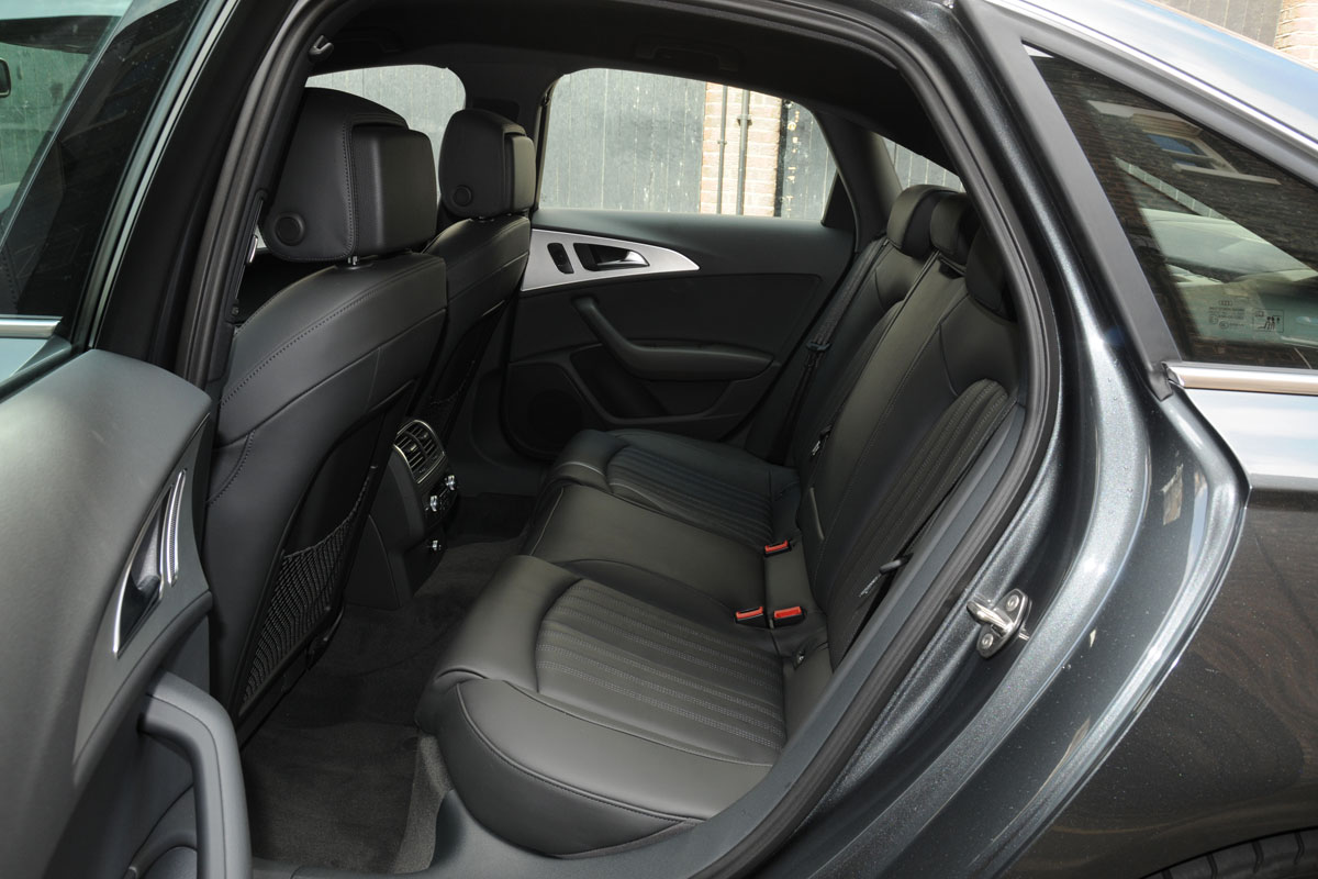 Audi A6 BiTDI S line rear seats