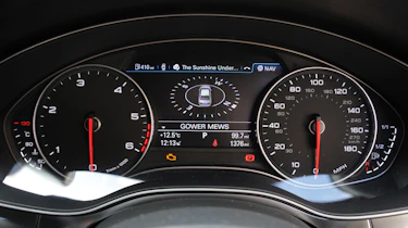 Audi A6 BiTDI S line dials