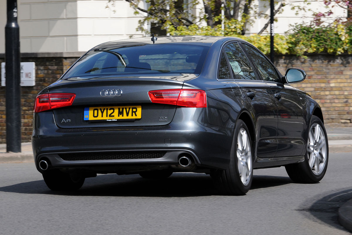 Audi A6 BiTDI S line rear cornering