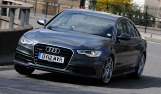 Audi A6 BiTDI S line front cornering