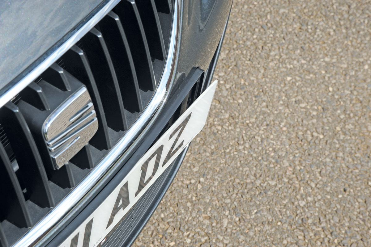 SEAT Ibiza ST number plate