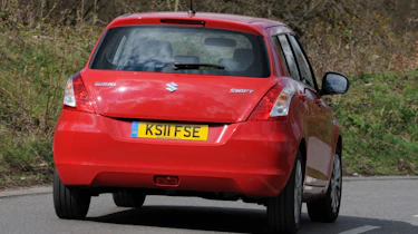 Suzuki Swift rear cornering