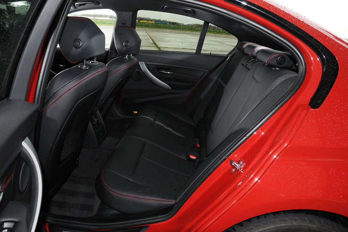 BMW 320d rear seats