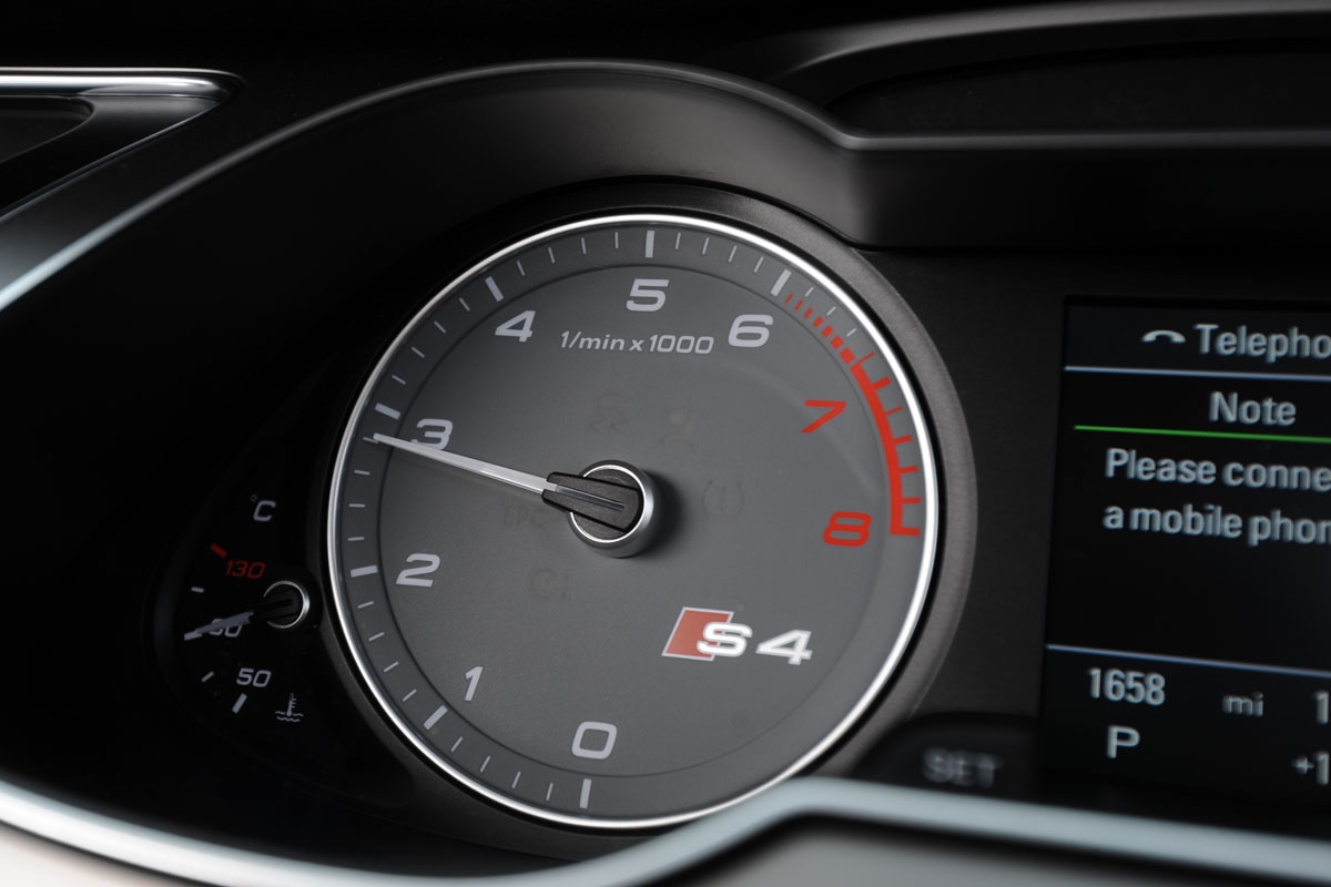 Audi S4 Avant dials